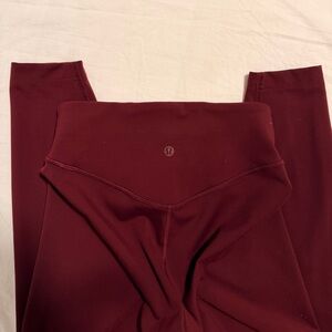 SOLD lululemon athletica Burgundy Leggings
